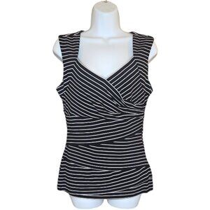 WHBM - Striped Instantly Slimming Tank Top - M